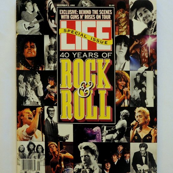 VTG 1992 LIFE Magazines Your CHOICE Rock & Roll Diana Johnny America Divided Liz - Picture 11 of 12